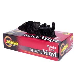 GLOVE VNYL XL PWDFR BLK 10-100CT | Raw Item