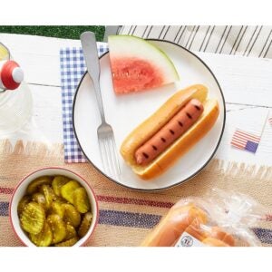 Sliced Brioche Hot Dog Buns | Styled