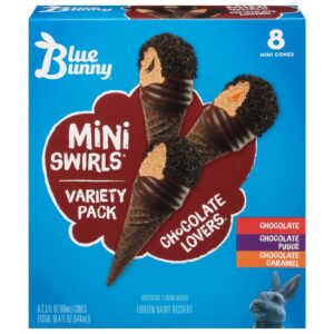 Chocolate Love Swirl Mini Ice Cream | Packaged