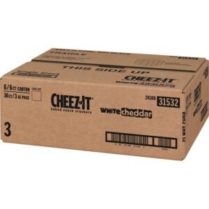 Grab n’ Go White Cheddar Cheez-It’s | Corrugated Box