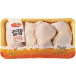 Fresh Chicken Leg Quarters | Packaged