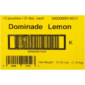 MIX BEV LEMON 21.6Z DOMINADE | Corrugated Box