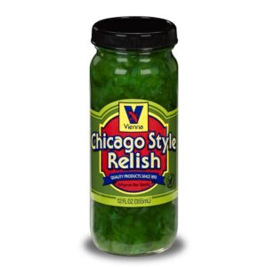 Vienna Chicago Style Relish 12oz | Packaged