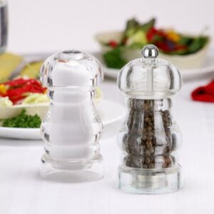 Acrylic Pepper Mill/Salt Shaker Set | Styled