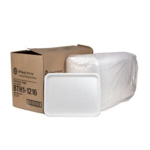 TRAY FM 12X16 WHT 100CT PCTV | Styled