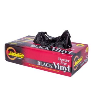 GLOVE VNYL SML PWDFR BLK 10-100CT | Raw Item