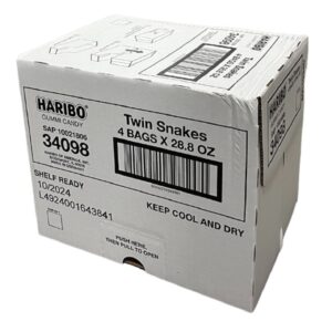 Twin Snakes Gummi Candy | Corrugated Box