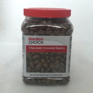 Chocolate Covered Raisins | Packaged