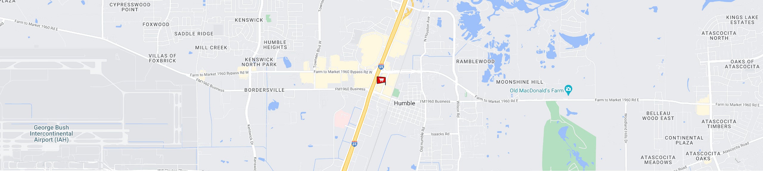 Humble, TX Store Map