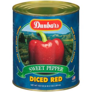 Diced Red Peppers | Packaged