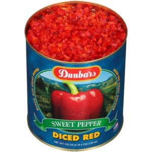 Diced Red Peppers | Styled