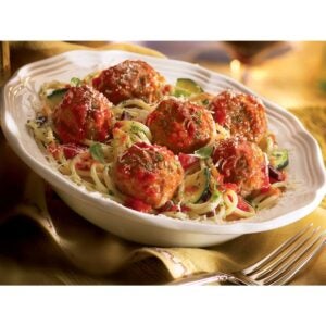 Traditional Cooked Meatballs, .5 oz. | Styled