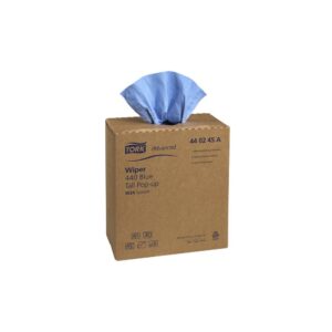 Blue Tall Pop-Up Wipers | Packaged