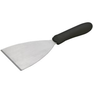 4.87×4″ Scraper with Black Handle | Raw Item