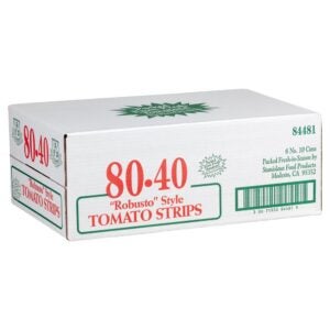 TOMATO STRIPS FILETTO 80/40 CAL TOMATO ( | Corrugated Box