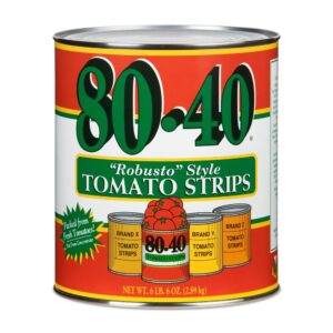 TOMATO STRIPS FILETTO 80/40 CAL TOMATO ( | Packaged