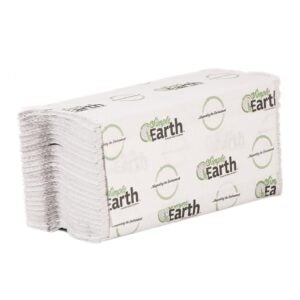 TOWEL C-FLD WHT 2400CT SIMPLE EARTH | Packaged