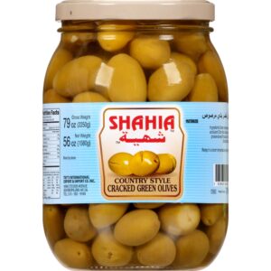 SHAHIA OLIVES GREEN COUNTRY STYLE 1580 G | Packaged