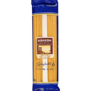 ARHEON PASTA-SPAGHETTI NO.6 BAGS 454 GM | Packaged