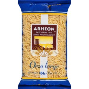 ARHEON PASTA-ORZO BAGS 454 GM | Packaged