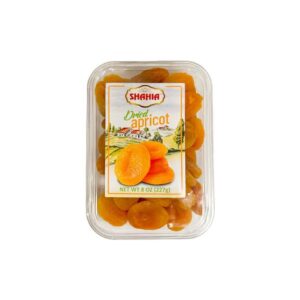 SHAHIA APRICOT DRIED TRAY 8oz | Packaged