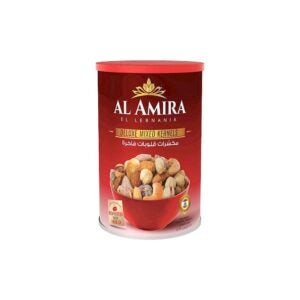 AL AMIRA CANS MIXED NUTS DELUXE 15oz | Packaged