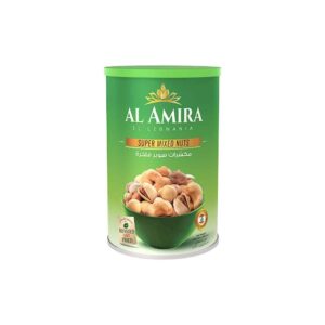 AL AMIRA CANS MIXED NUTS SUPER 15oz | Packaged