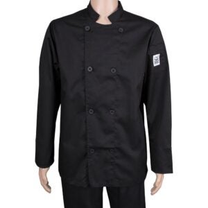 Medium Black Chef Coat | Styled