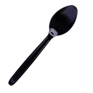 SPOON PLAS BLK 24-40CT CUTLEREASE | Raw Item