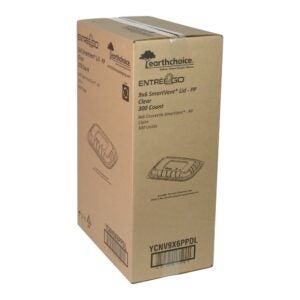 LID DOME 9X6 RECT CLR VNT 300CT | Corrugated Box