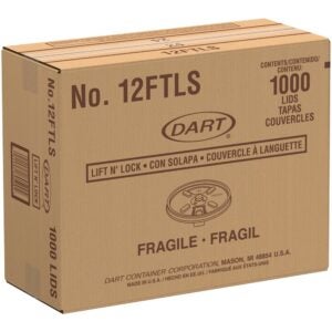 LID XSLOT 12Z TRANS 10-100CT | Corrugated Box