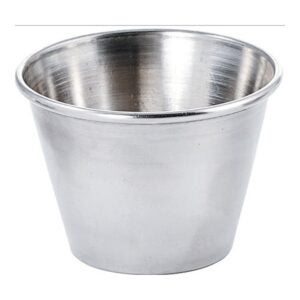 Sauce Cup, 2.5 Ounce, Stainless Steel | Raw Item