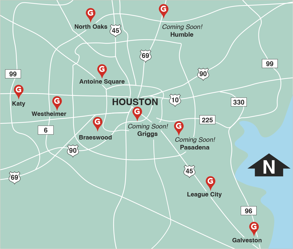 Humble Gordon Food Service Store   Houston Store Map 