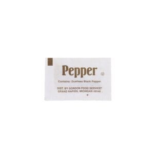 Black Pepper Packets | Packaged