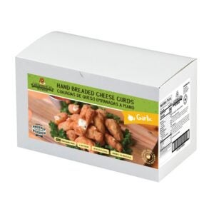 Garlic Hand Breaded Cheese Curds | Packaged