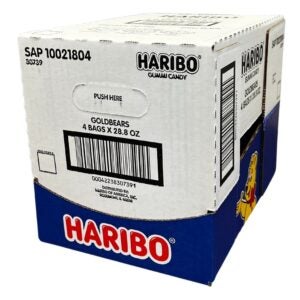 HARIBO CANDY GUMMI GOLD BEAR 28.8Z | Corrugated Box