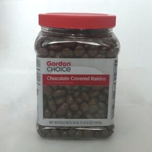Chocolate Covered Raisins | Packaged