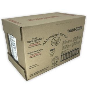 Cage Free Liquid Egg Yolks | Corrugated Box