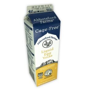 Cage Free Liquid Egg Yolks | Packaged