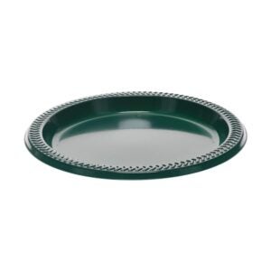7″ Green Plastic Plates | Raw Item