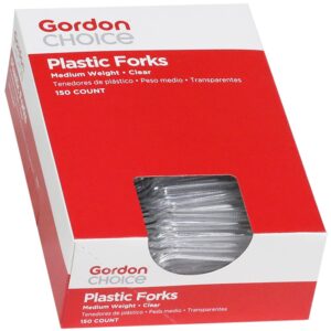 Clear Plastic Forks | Packaged