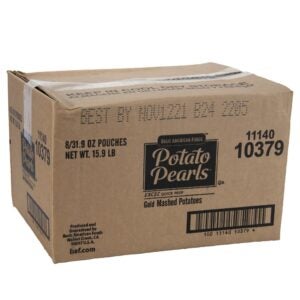 Gold Potato Pearls | Corrugated Box