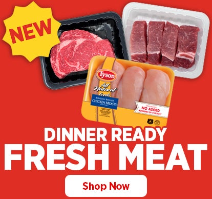 Dinner Ready Fresh Meat banner