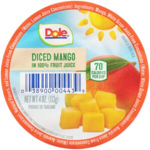 Diced Mangos in Juice | Styled
