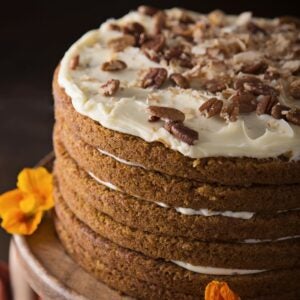 Iced Carrot Layer Cake | Styled