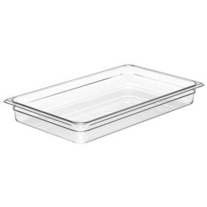 2.5″ Deep Clear Full Size Pan | Raw Item