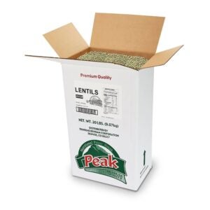 BEAN LENTILS GREEN DRY  ZTF | Packaged