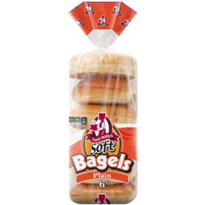 Aunt Millie’s Plain Bagels 6ct | Packaged