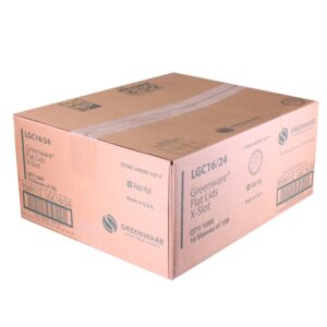 LID X-SLOT CLR 16,24Z 20-50CT GRNWARE | Corrugated Box