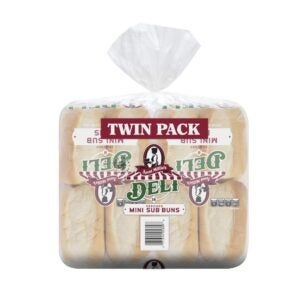 Mini Deli Sub Buns Twin Pack | Packaged